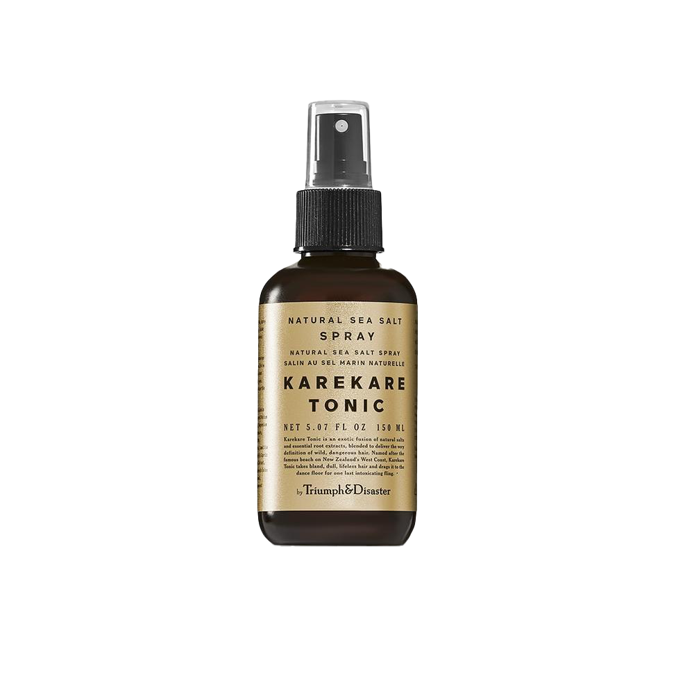 Beautiful KareKare Tonic Spray with a gold label, amber font and a tastful thickness of it.